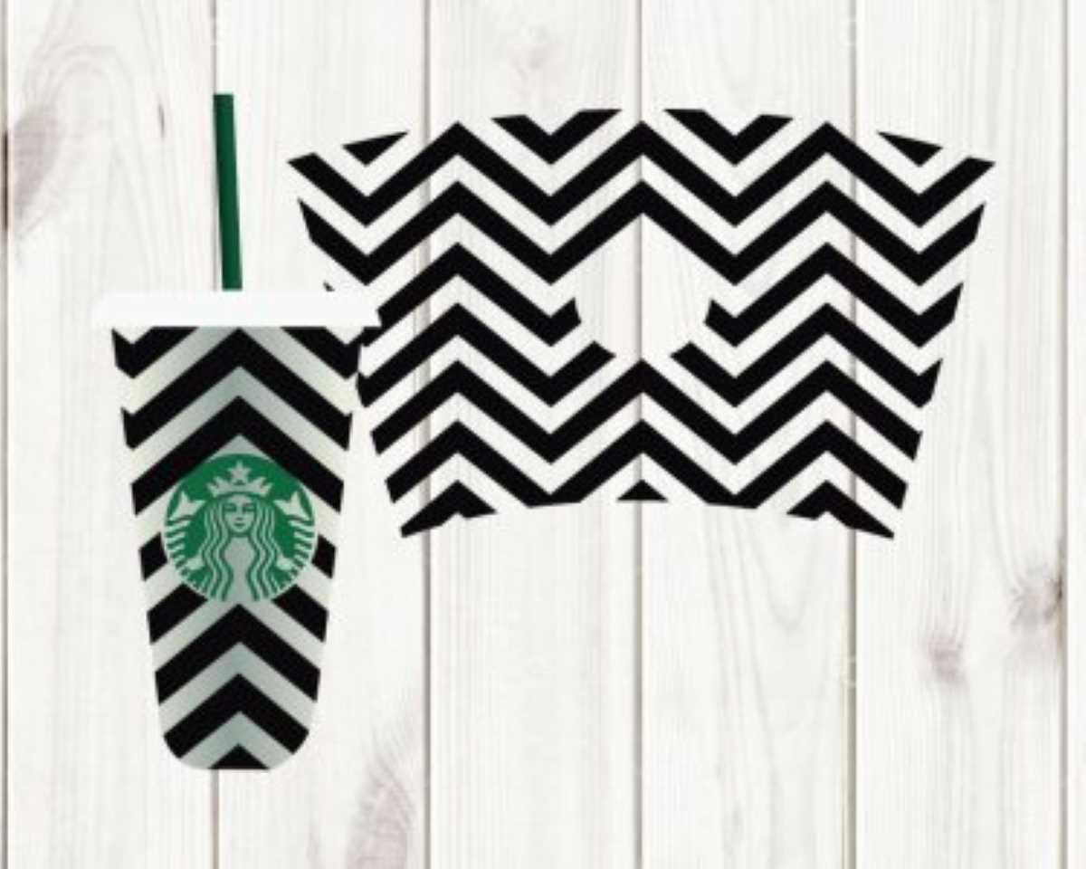 Zebra Print Starbucks Cup SVG, Zebra Cup SVG, Starbucks Cup SVG, Starbucks Cricut