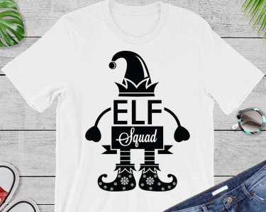 Elf Squad, Merry Christmas SVG, Winter SVG, Modern Holiday, Elf SVG, Cricut Files, Digital Download