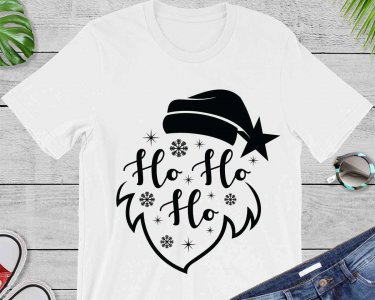 Ho Ho Ho Santa SVG, Merry Christmas SVG, Winter SVG, Holiday SVG, Cricut Files, Digital Download