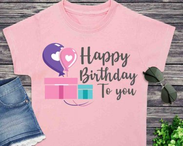 Happy Birthday To You SVG, Birthday SVG, Birthday Cake SVG, Birthday Shirt SVG, Decals And Stickers, Cricut Files, Digital Download