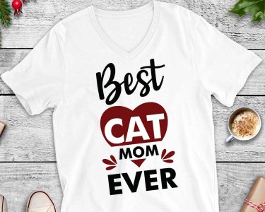 Best Cat Mom Ever SVG, Cat SVG, Mom SVG, Tshirt Design, Decals And Stickers, Cricut Files, Digital Download