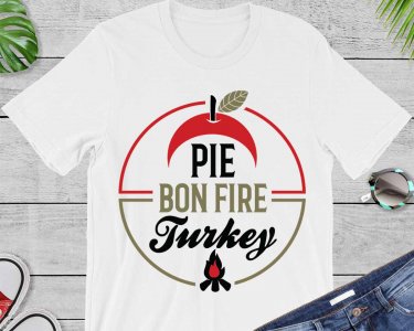 Pie Bonfire Turkey SVG, Autumn SVG, Seasons SVG, Pumpkin SVG, Pie SVG, Tshirt Design, Decals And Stickers, Cricut Files, Digital Download