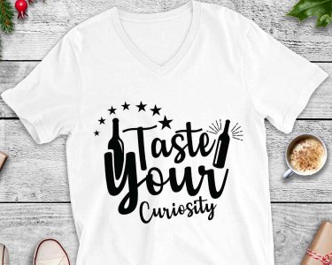 Taste Your Curiosity SVG, Wine SVG, Bottle Clip Art, SVG files for Silhouette/Decals/Stickers and Cricut files, Digital Download.