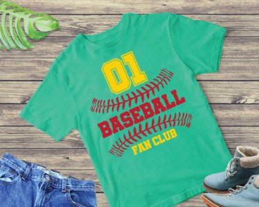 Baseball SVG, Baseball Fan Club, Baseball Cut File, Baseball Shirt SVG, Cricut Files, Digital Download