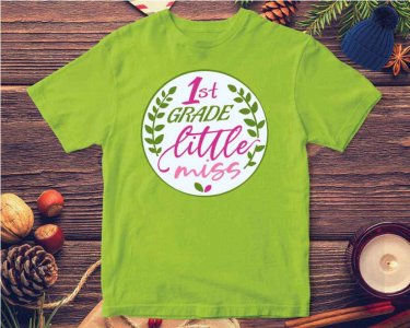 1st Grade Little Miss SVG, School SVG, 1st Grade SVG, SVG Files For Silhouette, Decals And Stickers, Cricut Files, Instant Digital Download.