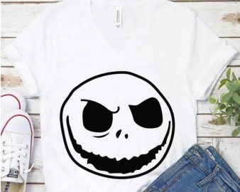 Halloween SVG, Creepy Face Clip Art, Happy Halloween, SVG Files For Silhouette, Decals And Stickers, Cricut Files, Instant Digital Download.