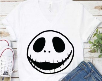 Halloween SVG, Creepy Face Clip Art, Happy Halloween, SVG Files For Silhouette, Decals And Stickers, Cricut Files, Instant Digital Download.