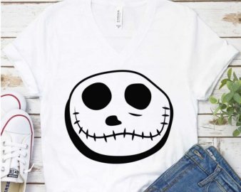 Halloween SVG, Creepy Face Clip Art, Happy Halloween, SVG Files For Silhouette, Decals And Stickers, Cricut Files, Instant Digital Download.