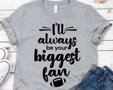 Biggest Fan SVG, Football SVG, Football Cut Files, SVGs, Cricut Files, Football Shirt SVG