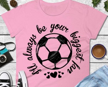 Biggest Fan SVG, Soccer SVG, Soccer Cut Files, SVGs, Cricut Files, Soccer Shirt SVG
