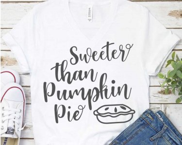 Sweeter Than A Pumpkin Pie SVG, Thanksgiving SVG, Autumn SVG, Harvest Festival, Fall Season, Pumpkin Pie Clip Art, SVG Files For Silhouette, Decals And Stickers, Cricut Files, Instant Digital Download.
