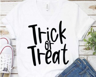 Trick or Treat SVG, Celebrating Halloween, SVG Files For Silhouette, Decals And Stickers, Cricut Files, Instant Digital Download.