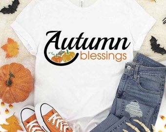 Autumn Blessings SVG, Autumn SVG, Seasons SVG, Tshirt Design, Decals And Stickers, Cricut Files, Digital Download