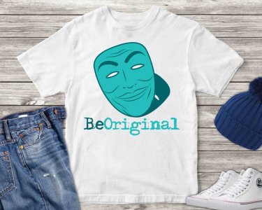 Be Original SVG, Mask SVG, SVG Files For Silhouette, Decals And Stickers, Cricut Files, Instant Digital Download.