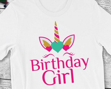 Birthday Girl SVG, Birthday SVG, Unicorn SVG, SVG Files For Silhouette, Decals And Stickers, Cricut Files, Instant Digital Download.