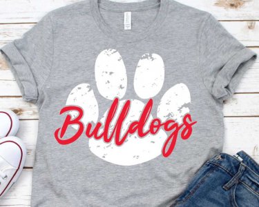 Bulldogs SVG, Sports SVG, SVG Files For Silhouette, Decals And Stickers, Cricut Files, Instant Digital Download.