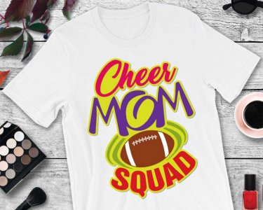 Cheer Mom Squad SVG, Cheer SVG, Mom SVG, Football SVG, SVG Files For Silhouette, Decals And Stickers, Cricut Files, Instant Digital Download.