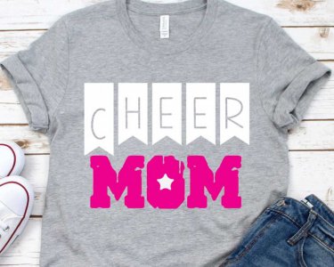 Cheer Mom SVG, Cheer SVG, Mom SVG, SVG Files For Silhouette, Decals And Stickers, Cricut Files, Instant Digital Download.
