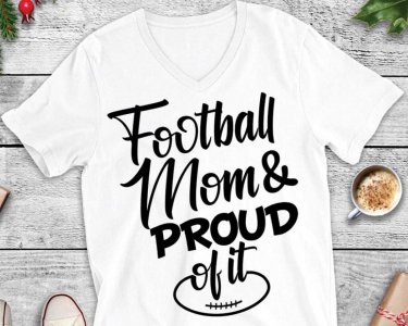 Football Mom & Proud Of It SVG, Mom SVG, Football SVG, Sports SVG, SVG Files For Silhouette, Decals And Stickers, Cricut Files, Instant Digital Download.