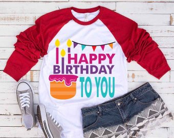 Happy Birthday To You SVG, Birthday SVG, Birthday Cake SVG, Birthday Shirt SVG, Decals And Stickers, Cricut Files, Digital Download