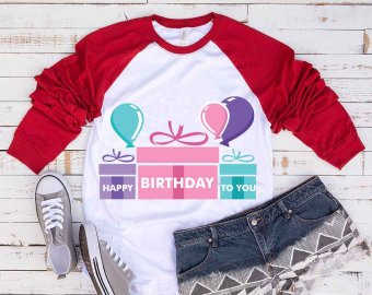 Happy Birthday To You SVG, Birthday SVG, Birthday Shirt SVG, Decals And Stickers, Cricut Files, Digital Download