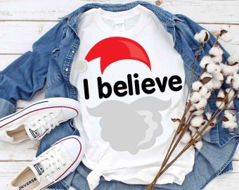 I Believe SVG, Tshirt Design, Decals And Stickers, Cricut Files, Digital Download
