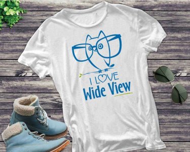 I Love Wide View SVG, Owl SVG, Owl Clip Art, SVG Files For Silhouette, Decals And Stickers, Cricut Files, Instant Digital Download.