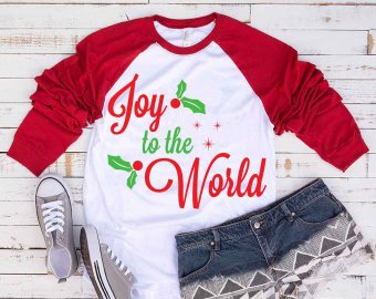 Joy To The World SVG, Merry Christmas SVG, Winter SVG, Holiday SVG, Cricut Files, Digital Download