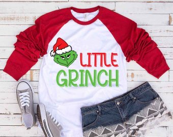 Little Grinch, SVG, Merry Christmas SVG, Winter SVG, Holiday SVG, Cricut Files, Digital Download