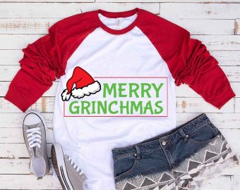 Merry Grinchmas, Christmas SVG, The Grinch, Winter SVG, Holiday SVG, Cricut Files, Digital Download