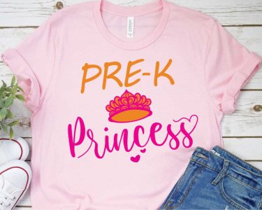 Pre-K Princess SVG, Kindergarten SVG, First Day Of School SVG, Princess SVG, Crown Princess, Crown Clip Art, SVG Files For Silhouette, Decals And Stickers, Cricut Files, Instant Digital Download.