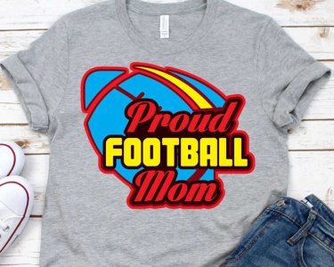 Proud Football Mom SVG, Mom SVG, Football SVG, SVG Files For Silhouette, Decals And Stickers, Cricut Files, Instant Digital Download.