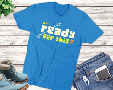 Ready For This SVG, Kids SVG, SVG Files For Silhouette, Decals And Stickers, Cricut Files, Instant Digital Download.