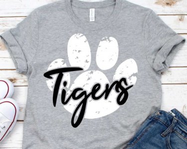 Tigers SVG, Sports SVG, SVG Files For Silhouette, Decals And Stickers, Cricut Files, Instant Digital Download.