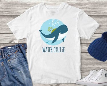 Water Cruise SVG, Whale SVG, Kids SVG, Whale Clip Art, SVG Files For Silhouette, Decals And Stickers, Cricut Files, Instant Digital Download.