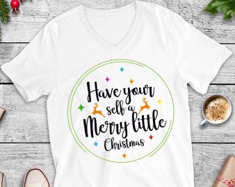 Have Your Self A Merry Little Christmas SVG, Christmas SVG, Merry Christmas, Winter SVG, Holiday SVG, Cricut Files, Digital Download