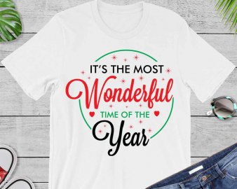 it's most wonderful time of the year SVG, it's most wonderful time of the year T-shirt Design,