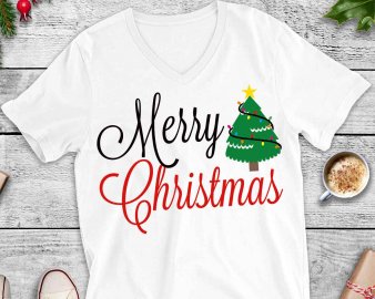 Merry Christmas SVG, Christmas SVG, Winter SVG, Holiday SVG, Cricut Files, Digital Download