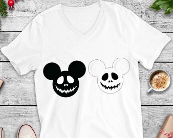 Mickey Mouse SVG, Happy Halloween, Ghost Mickey SVG, Mickey Mouse Clip Art, Cricut Files, Digital Download