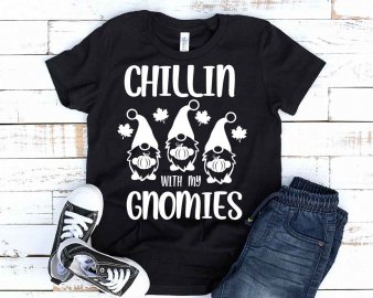 Chillin with my gnomies svg, Chillin with my gnomies t-shirt svg, Clip Arts, Cricut Files, Decals And Stickers, Instant Download