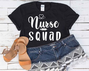 Nurse squad svg, Nurse squad t-shirt svg, Nurse squad clip art, Cricut Files, Decals And Stickers, Instant Download