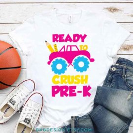 Ready crush svg, Ready crush preschool svg, Ready crush pre k svg, Cricut Files, Decals And Stickers, Instant Download