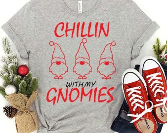 Chillin with my gnomies svg, Chillin with my gnomies cut file, Chillin with my gnomies clip art, Christmas svg, Cricut Files, Silhouette Files, Digital Download