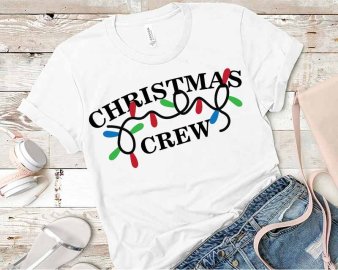 Christmas Crew SVG, Christmas SVG, Holiday SVG, Cricut Files, Silhouette Files, Digital Download
