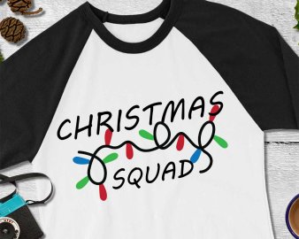 Christmas Squad SVG, Christmas SVG, Holiday SVG, Cricut Files, Silhouette Files, Digital Download