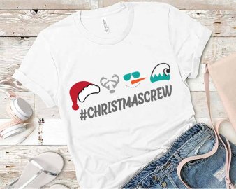 Christmas Crew SVG, Christmas SVG, Holiday SVG, Cricut Files, Silhouette Files, Digital Download