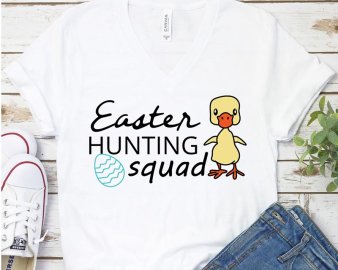 Easter Hunting Squad SVG, Easter SVG, Holiday SVG, Silhouette Cut Files, Easter Clip Arts, Cricut Files, Digital Download