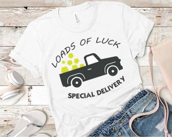 Easter loads of luck special delivery svg, Easter loads of luck special delivery cut file, Easter loads of luck special delivery clip art, Loads of luck special delivery svg, Easter svg, Cricut Files, Silhouette Files, Digital Download