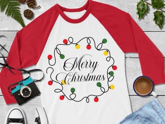 Merry Christmas SVG, Christmas SVG, Holiday SVG, Cricut Files, Silhouette Files, Digital Download
