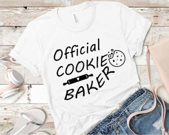 Official Cookie Baker SVG, Christmas SVG, Holiday SVG, Cricut Files, Silhouette Files, Digital Download